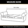 thumbnail image 2 of Housse de Coussin pour Sofa à Coussin en T (Grand, Taupe), 2 of 7