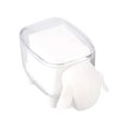 thumbnail image 1 of Qtips Holder,Household Desktop Storage Box for Soaking Salt Toothpicks Cotton Balls Cotton Swabs Hair Clips Rubber Bands, 1 of 8