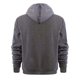 thumbnail image 4 of Dolkfu Sudadera con capucha de cremallera completa para hombres, sudadera con capucha para hacer ejercicio, camiseta de entrenamiento para hombres M, 4 of 5