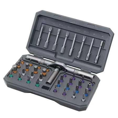 SIMANLI 42‑in‑1 Ratchet Screwdriver Set Multi‑Bit Precision Screwdriver Kit for Electronics Household Repair