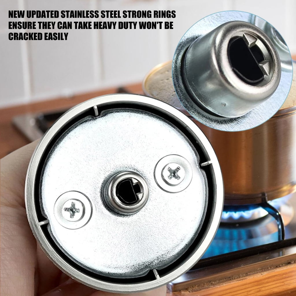 7829 Metal Gas Stove Control Handle Replacement Part Easy Installtion Repairing Knob Steel Texture for Various Models