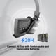 thumbnail image 4 of Auriculares SYNCO Xtalk X2 Sistema de Auriculares de intercomunicación inalámbricos para 2 personas 2.4G con Micrófono batería incorporada Transmisión de 350M, 4 of 8