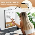 thumbnail image 6 of MaxGear White Board Cork Board Combo 16x12", Portable Small Dry Erase Board for Wall, Vision Board, 6 of 7