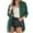 Green, variant on Antqov Plaid Shirts for Women, Long Sleeve Cotton Lapel Button Down Shirt Shackets Boyfriend Blouses, Daily Casual Cozy Soft Basic Checkered Jacket with Pockets