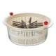 thumbnail image 1 of Cesta de Drenaje Multifuncional para Cocina con Diseño de Cepillo Rotatorio Colador para y Fresas Recipiente para Lavar Verduras y Escurridor de, 1 of 7