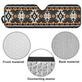 thumbnail image 6 of Uorisanigo Windshield Sun Shade Compatible with Jeep Wrangler Western Aztec Tribal Front Window Shade Heat Shield Windshield Cover Blocks UV Rays & Keeps Your Vehicle Cool, 6 of 7