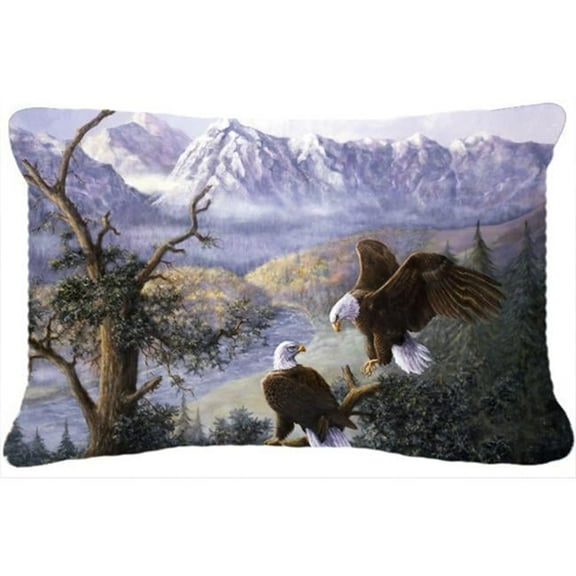 Eagles by Daphne Baxter Fabric Decorative Pillow