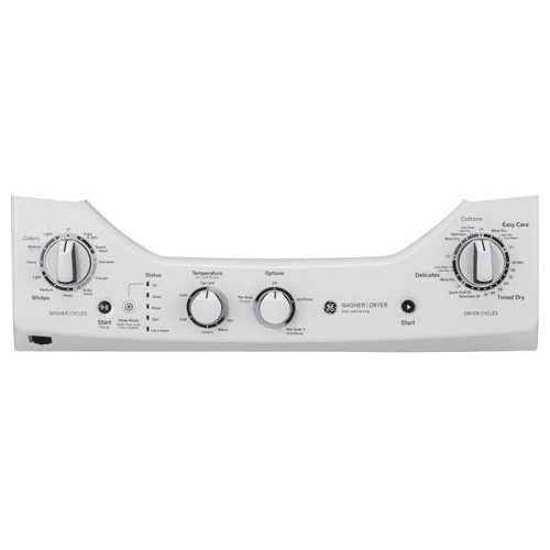 GE GUD24ESSMWW 24 inch White Electric Washer/Dryer Stacked Laundry Center