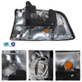 thumbnail image 3 of AKKON - For 98-04 GMC S15 Sonoma | 98-01 GMC Jimmy | 98-01 Oldsmobile Bravada Headlights Assembly Replacement Pair, 3 of 6