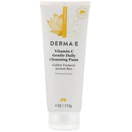 Derma E Vitamin C Gentle Daily Cleansing Paste - 4oz, Pack of 2