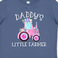 thumbnail image 4 of Inktastic Daddy's Little Farmer- Pink Tractor and Flowers Boys or Girls Baby T-Shirt, 4 of 5