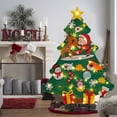thumbnail image 5 of Wadada Felt Christmas Tree for Toddlers Kids, 3.2FT DIY Wall Christmas Felt Tree with 31 Pcs Detachable Ornaments Wall Decor with Hanging Rope for Boys Girls Xmas Gifts Home Door Decoration, 5 of 6