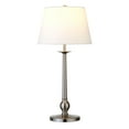 thumbnail image 3 of Evelyn&Zoe Wilmer 28" Tall Table Lamp with Fabric Shade, Brushed Nickel, 3 of 6