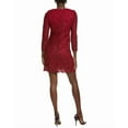 thumbnail image 2 of CeCe womens  Floral Mini Dress, 2, Red, 2 of 3