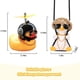 thumbnail image 5 of 2 Adornos Colgantes para Coche de Pato oscilante Adorno de Coche de Pato de Goma con Casco de hélice Colgante para Espejo retrovisor de Coche de Pato Amarillo (Estilo Fresco), 5 of 5