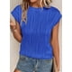 thumbnail image 3 of Camiseta PRETTYGARDEN Manga Corta Texturizada Casual Azul Talla L, 3 of 9