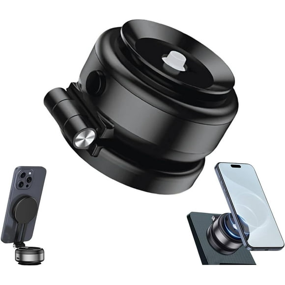 Mag Grip Pro 360, Mag Grip Pro 360 2.0, 2025 New Magnetic Suction Phone Mount, 360°Portable Phone Holder,Electric Vacuum Magnetic Car Phone Mount for iPhone Android and All Smartphones