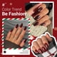 thumbnail image 5 of Uñas postizas adhesivas XCREANDO medianas color rojo borgoña acrílicas, 5 of 7