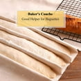 Baker's Couche and Proofing Cloth, Extra Large 47x28 Inches 100 Cotton