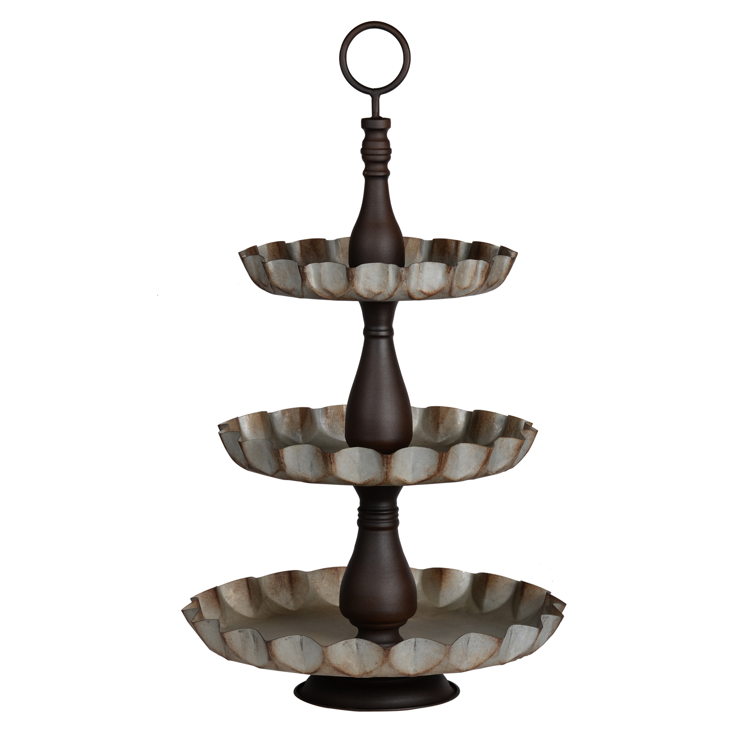 A&B Home Metal 3Tiered Tray