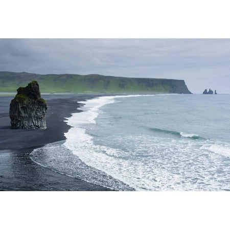 Iceland Dyrholaey Black Sand Beach And Sea Stack Print Wall Art By Iceland Dyrholaey Black Sand Beach And Sea Stack Print Wall Art By Inger Hogstrom
