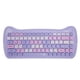thumbnail image 1 of Teclado inalámbrico, teclado inalámbrico BT 84 Teclado morado Funciones mejoradas del teclado BT, 1 of 8