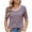 Pink, variant on XuJwPNcy Women's Striped T Shirt Short Sleeve Crewneck Summer Ribbed Knit Slim Fit Casual Basic Tee Tops Vacation Outfit