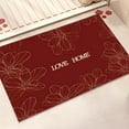 thumbnail image 4 of VOAVEKE Area Rugs for Bedroom Living Room, Soft Shag Carpet, Entry Polka Dots Silk Loop Small Fragrant Wind Foot Mat Doorway Entranceway Foot Cushion, 4 of 5