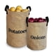 thumbnail image 2 of Moyic Bolsa de almacenamiento de tela de yute marrón transpirable y respetuosa con el medio ambiente - Cuerpo pequeño de gran capacidad Organizadores de utensilios de cocina, 2 of 6