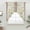 Off-white, variant on Easter Swag Curtains for Kitchen/Bedroom/Living Room, Gnomes Colorful Eggs Butterfly Flowers Blue Check Scalloped Curtains 63 Inch Long, Window Swag Topper Curtains Valances 2 Panels Set 36"x63"