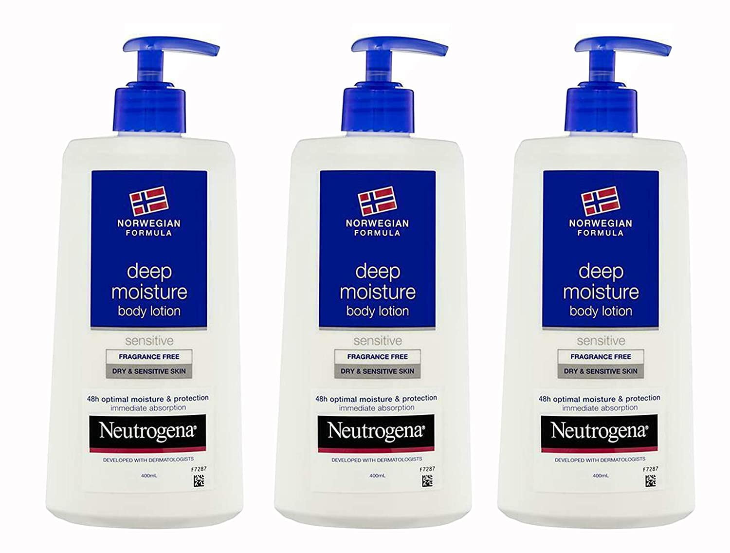 neutrogena deep moisture bodylotion sensitive