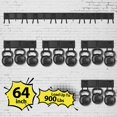thumbnail image 2 of Garage Tool Organizer Wall Mounted, 64 Inches Adjustable Garden Tool Organizer Rack, 20 Pcs Heavy Duty Yard Tool Organizer Hold Up to 900lbs, 2 of 7