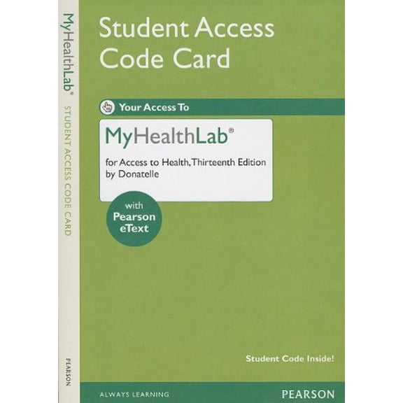 Access to Health Student Access Code Card