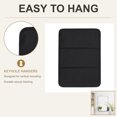 thumbnail image 6 of CosmoLiving by Cosmopolitan 16" x 22" Black Small Curved Rectangular 1 Shelf Wall Mirror, 6 of 12
