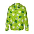 thumbnail image 3 of Fotbe St Patrick's Day7 Men's Women's UPF 50+ Sun Protection Jacket Hooded Cooling Shirt with Pockets Hiking Outdoor Performance-Small, 3 of 9