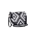 thumbnail image 3 of PacificPlex Womens Western Southwestern Print Crossbody Clutch Bag, Black, 3 of 4