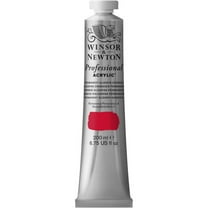 Winsor & Newton Artists' Acrylic Color, 200ml Tube, Permanent Alizarin Crimson