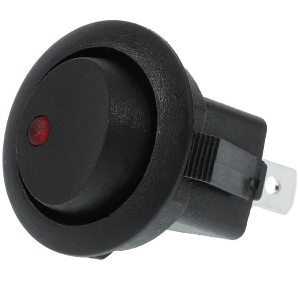 Luz LED de punto de 12V 16A para coche, barco, balancín redondo ON/OFF SPST (color aleatorio)
