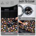 thumbnail image 5 of Qpednta Heavy Duty Trunk Mat 29"x39" Non-Slip Cute Flowers Cargo Liner, All-Weather Resistant Polyester Mat Keeps Trunk Clean from Mud Snow Rain for Outdoor Sports Gear & Pet Travel, 5 of 7