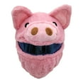 thumbnail image 1 of Motorcycle Helmet Cover, Plush Polyester Costume for Full Face Helmets, Fun Designs Pink Pumpkin Bunny, Zipper Secure Fit, Protective Decorative, 1 of 8