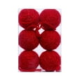 thumbnail image 1 of Clear Glitter Hanging Shatterproof Baubles for Home, 1 of 4