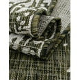 thumbnail image 5 of Jill Zarin Outdoor Collection Area Rug - Dubai (9' x 12' Rectangle Green/Ivory), 5 of 7