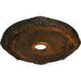 thumbnail image 3 of Ekena Millwork 27 1/2"OD x 3 7/8"ID x 2 1/4"P Heaton Ceiling Medallion (Fits Canopies up to 6 1/2"), Hand-Painted Rust, 3 of 6