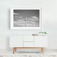 thumbnail image 2 of Cross, Mount Soledad B&W - La Jolla California Photography White Framed Wall Art Print 24 x 36 inches, 2 of 3