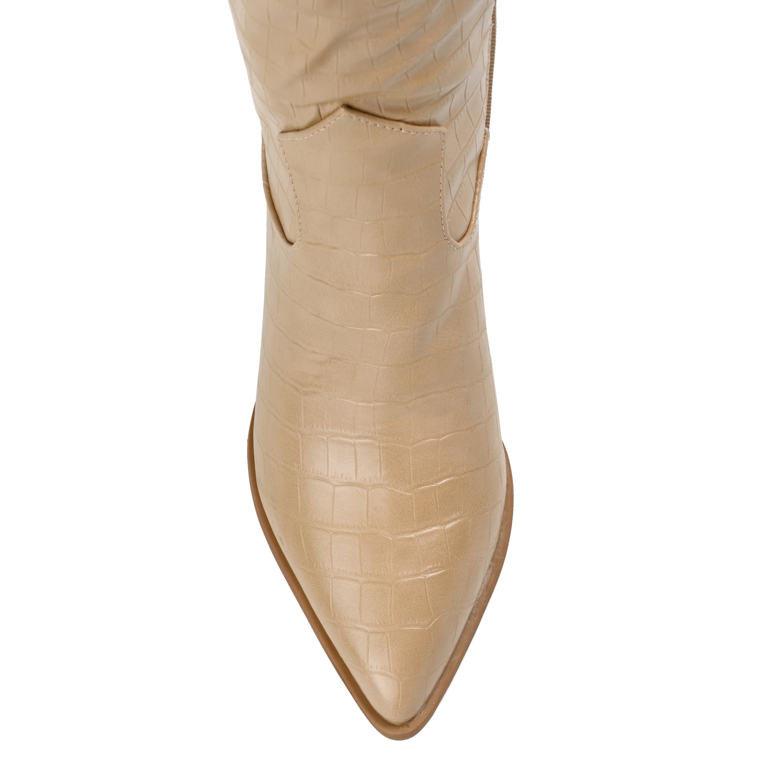 Journee Womens Therese  Stacked Heel Knee High Boots, Widths Available