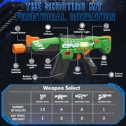 Huge Wave Shooting Tag Toy Set of 4, with LED Digital Vests, Rechargeable Outdoor Indoor Shoot Game Toy for Kids, Christmas Birthday Gifts for Boys Girls 8-12 Years
