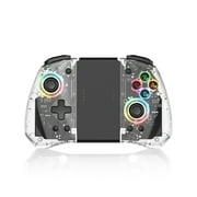 Joypad Controller for Switch/Switch OLED,Wireless Joy Con Replacement Switch for Joycon Controller 8 Colors Breathing Adjustable RGB LED Joypad Controller with Turbo/Asymmetrical Vibration/6-Axis Gyro