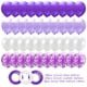 thumbnail image 3 of 40 globos transparentes con purpurina de confeti de oro rosa decoración para fiesta de cumpleaños y boda, 3 of 5