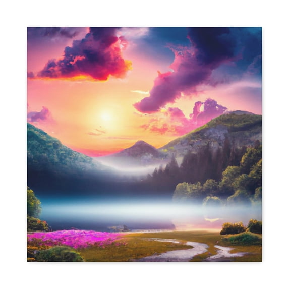 Vast Splendor Rivulets - Canvas