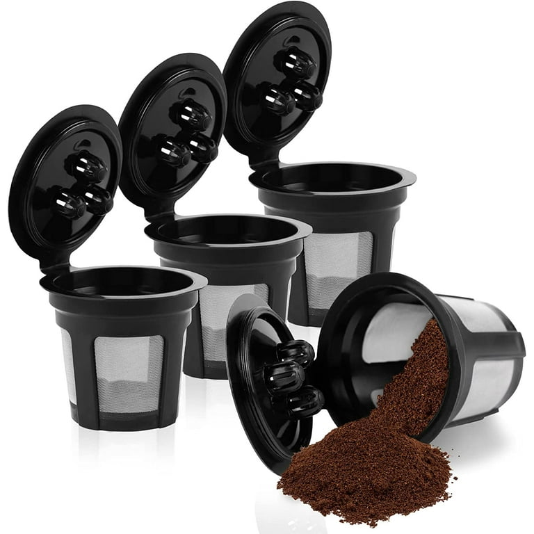 Ninja Reusable K Cups 4 Pack Refillable Coffee Pods for Ninja Dual Brew  Coffee Maker Permanent K Cups Filters Compatible with Ninja CFP201 CFP301  Dual